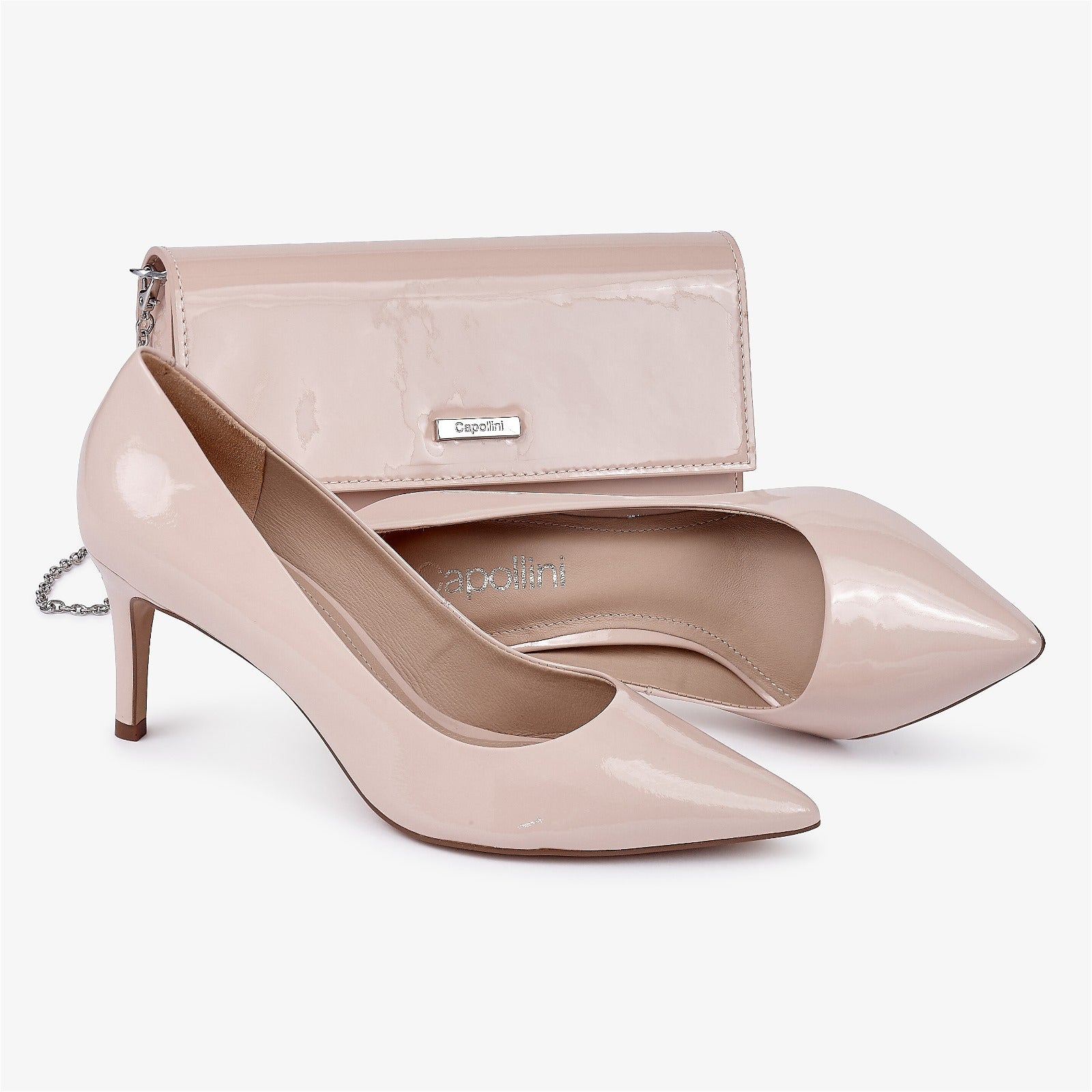 Petal Nude Pink Patent Capollini